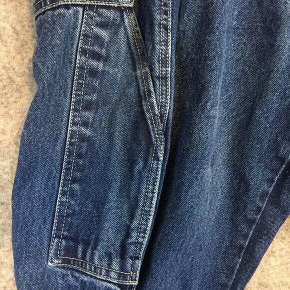 Vintage Rocawear Jeans 42x34 90s Baggy Urban Carpenter Medium Wash Hip Hop Blue - Picture 7 of 16